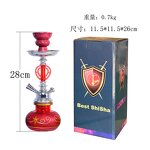 Arabic Shisha Manufacturer - Mini Portable 28cm Acrylic Water Pipe for Home Personal