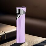 Inflatable Lighter Manufacturer - Streamlined and Slender Strips Windproof Direct-flush Portable Compact High-end