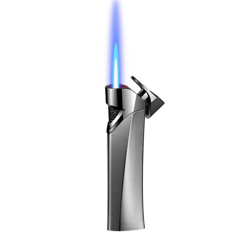 Inflatable Lighter Manufacturer - Streamlined and Slender Strips Windproof Direct-flush Portable Compact High-end