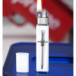Lighter Manufacturer - Wholesale Custom ZB805 Slim Mini Modern Business Gift Windproof Refillable Metal with Oil-Fueled