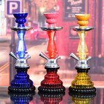 Arabic Shisha Manufacturer - Mini Portable 30cm Acrylic Water Pipe for Personal Outdoor Travel
