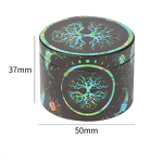 Dry Herb Grinder Manufacturer - 50MM Customizable Zinc Alloy Modern 4-Layer Full Wrap Design