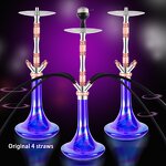 Arab Hookah Manufacturer - Bar Large Size 4 Pipe with Lights Full Set