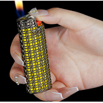 Lighter Case Manufacturer - Filigree Enamel Openwork Protective Shell for J6 Lighters with Artistic Design