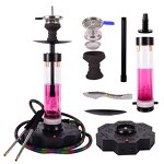 Arabian Shisha Manufacturer - 2 Tubes with Lights Game Bar Rechargeable Hookah Set