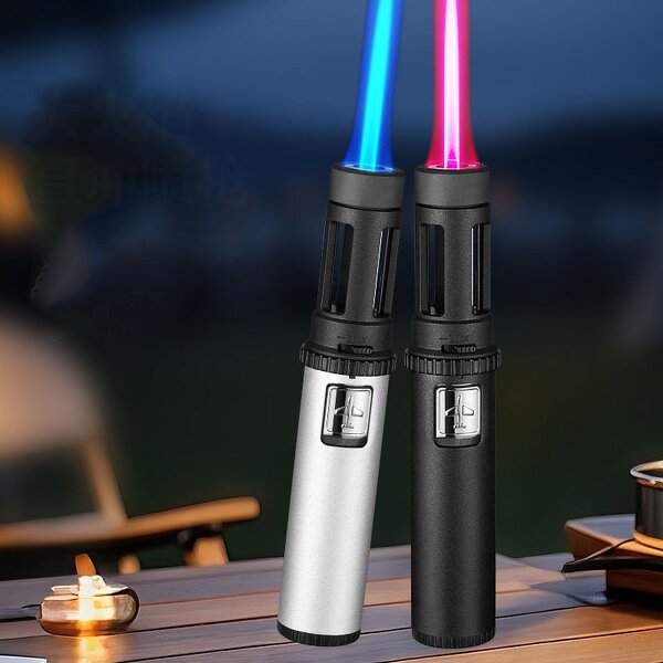 Direct Fire Lighters Manufacturer - High-Power Windproof Moxibustion Cigar Ignition for Outdoor Barbecue Spray Guns