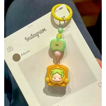 Key Chain Charm Manufacturer - Wholesale Cute Cartoon Animal POP Hand-Painted Resin Beads UV Printed for Phone