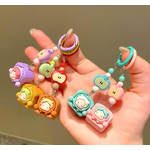 Key Chain Charm Manufacturer - Wholesale Cute Cartoon Animal POP Hand-Painted Resin Beads UV Printed for Phone