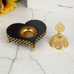 Incense Burner Manufacturer - Hot Sale Resin Metal Crafts Piano Bench Shape Incense Holder Aroma Furnace Home Decoration