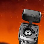 Cigar Lighter Manufacturer - Jobon High-End Metal Single Blue Flame Compact and Portable Square Design