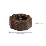 Incense Stick Burner Manufacturer - Retro Natural Wood Small Middle East Arab Home Decoration Stick Plate Eco-Friendly