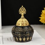 Incense Burner Manufacturer - Arabian Style Creative Home Decoration Hollow Pot Cover Resin Ornaments Aromatherapy Stove