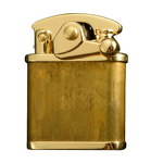 Kerosene Lighter Manufacturer - Wholesale Metal Windproof Brass Flip Flint High-grade Metal Grinding Wheel Could Add Wood Leather