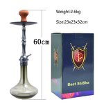 Arabian Hookah Manufacturer - Large Size Single Pipe Metal Alloy Stem for Large Smoke