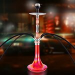 Arab Hookah Manufacturer - Bar Large Size 4 Pipe with Lights Full Set