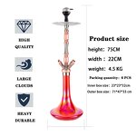 Arab Hookah Manufacturer - Bar Large Size 4 Pipe with Lights Full Set