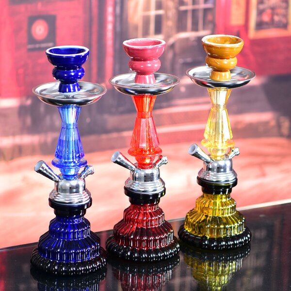 Arabic Shisha Manufacturer - Mini Portable 30cm Acrylic Water Pipe for Personal Outdoor Travel