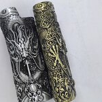 Lighter Case Manufacturer - 3D Embossed Dragon Protective Shell for J6 Lighters with Artistic Relief