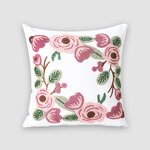 Pillow Cover Manufacturer - Flower Home Embroidery Sofa Light Luxury Decorative Cushion Factory Wholesale