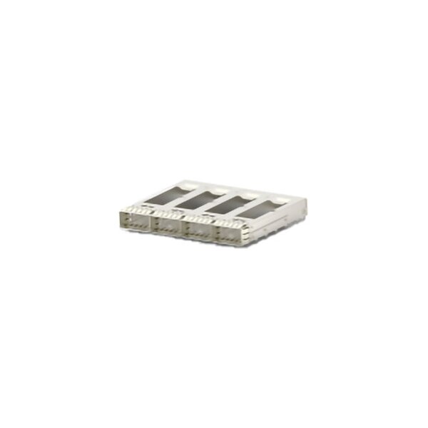 QSFP28 Cage Connector Manufacturer - Brand New Original 1x4 with Heat Sink R/A 2170744-2