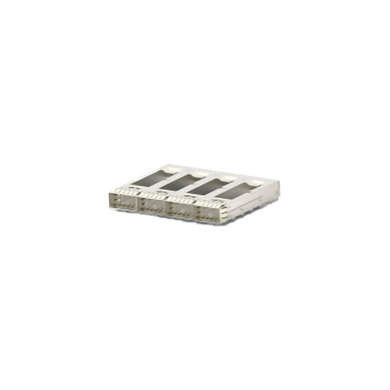 QSFP28 Cage Connector Manufacturer - Brand New Original 1x4 with Heat Sink R/A 2170744-2