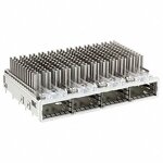 QSFP+ Cage Connector Manufacturer - Brand New Original 1x4 with Heat Sink R/A 2007626-2