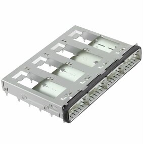 QSFP Cage Connector Manufacturer - Brand New Original 1x4 Press-Fit R/A 2170288-1