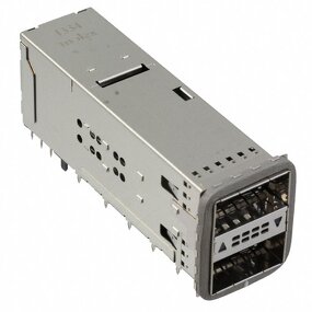 ZQSFP+ Receptacle Cage Connector Manufacturer - Brand New Original 2x1 76 Position R/A 1715651002
