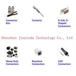 QSFP+ Cage Connector Manufacturer - Brand New Original 1x4 with Heat Sink R/A 2007626-2