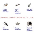 QSFP Cage Connector Manufacturer - Brand New Original 1x4 Press-Fit R/A 2170288-1