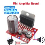 Stereo Power Amplifier Board Manufacturer - TDA7379 CD7379 Double Channel DC9V-17.5V 38W+38W Audio Module