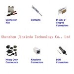 OSFP Cage Connector Manufacturer - Brand New Original 1x4 Press-Fit R/A 1-2338495-3