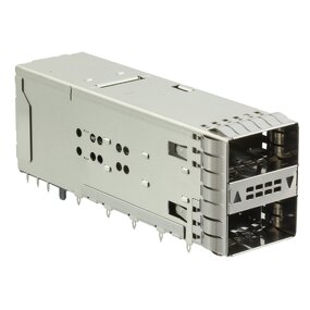 ZQSFP+ Receptacle Cage Connector Manufacturer - Brand New Original 2x1 76 Position R/A 2227666-3