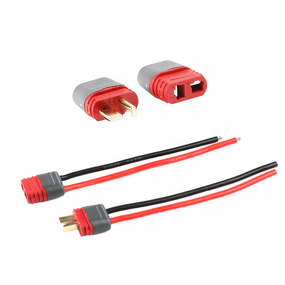 Deans T Plug Connector Manufacturer - 10pcs AM-1015E Male Female with Sheath AM1015E-M F for Lipo RC