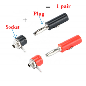 Banana Plug Connector Manufacturer - 10pairs 4mm and Female Socket Screw Terminal Binding Post Audio Speaker