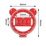 Electronic Clock Kit Manufacturer - Light Controlled Temperature Creative Alarm Clock Assembly 51 Single-chip