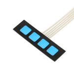 Membrane Switch Manufacturer - 1x4 4 Key Matrix Keypad Keyboard Control Panel SCM Extended DIY