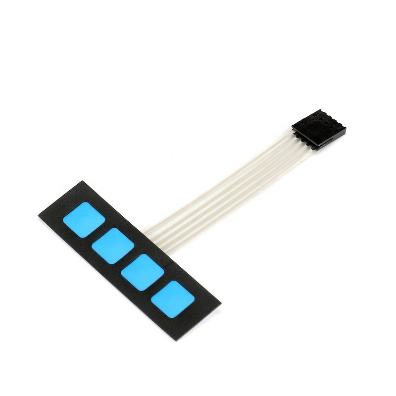 Membrane Switch Manufacturer - 1x4 4 Key Matrix Keypad Keyboard Control Panel SCM Extended DIY