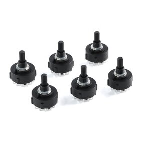 Rotary Switch Manufacturer - RS26 Band Gear 1 2 3 4 Pole 12/6/4/3 Selectable PCB Plug-in Adjustable