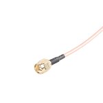 RF Coaxial Cable Manufacturer - RG316 SMA Male Plug to Dual Alligator Clips 50 ohm 50cm