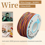 Electronic Wire Manufacturer - DM-30-1000 Wrapping 30AWG 250M Tinned Copper Solid for Circuit Boards PCB