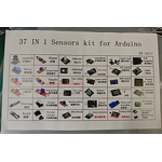 Sensors Kit Manufacturer - 37 in 1 for Arduino Programming Project DIY Electronics Laboratory Smart Beginner Kit