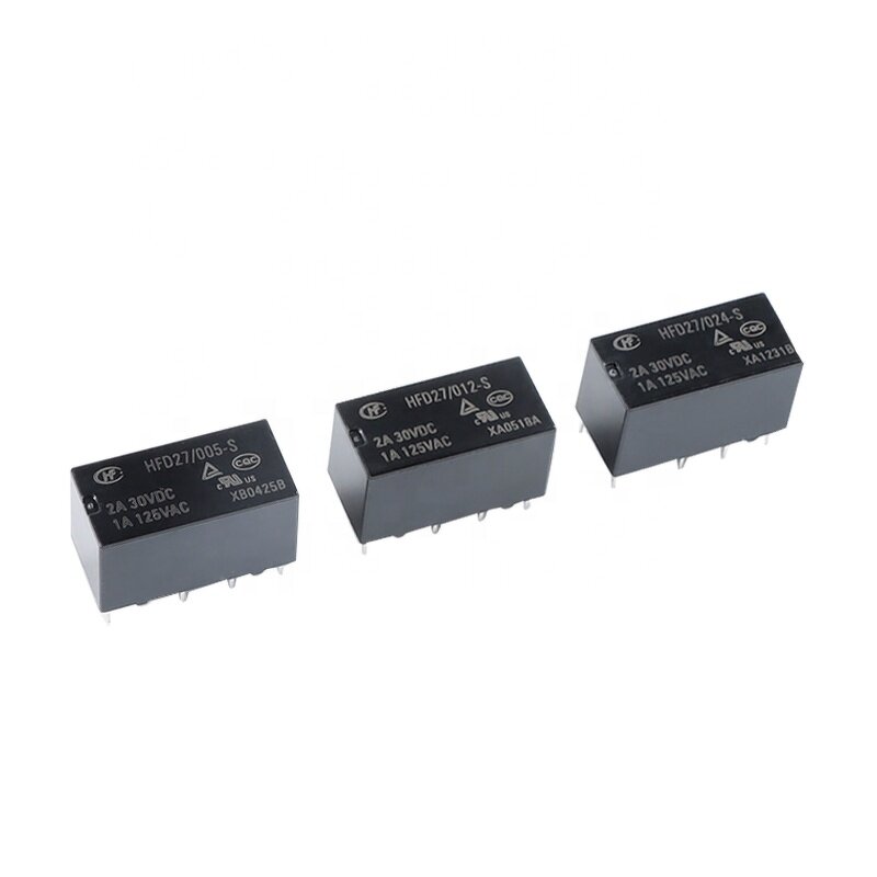 Mini Relay Manufacturer - HFD27 DC 5V 12V 24V HFD27-005-S HFD27-012-S HFD27-024-S 2A 8Pin DIP