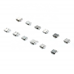 USB Connector Manufacturer - 60pcs 5 Pin SMT Socket Micro USB Type B Female 12 Models SMD DIP