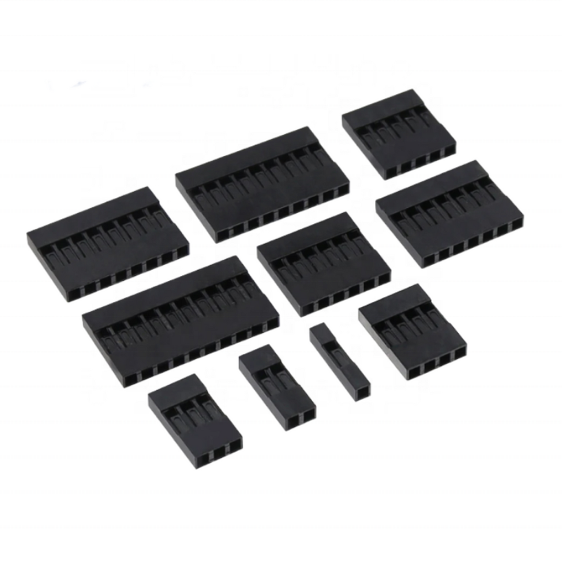 Dupont Connector Manufacturer - 50pcs 2.54mm Single Row 1P-20P Plastic Shell Plug Housing