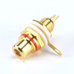 RCA Connector Manufacturer - 2pcs Female Socket Chassis Panel Mount Adapter 3.5mm Plug AV Plug