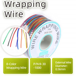 Electronic Wire Manufacturer - DM-30-1000 Wrapping 30AWG 250M Tinned Copper Solid for Circuit Boards PCB