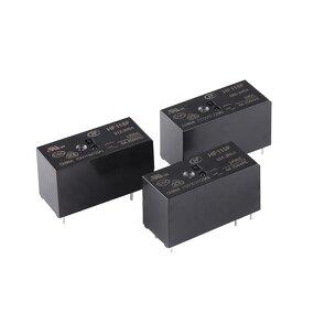 High Power Relay Manufacturer - HF115F DC 5V 12V 24V 6 Pin Two Group Normally Open HF115F-005-2HS4