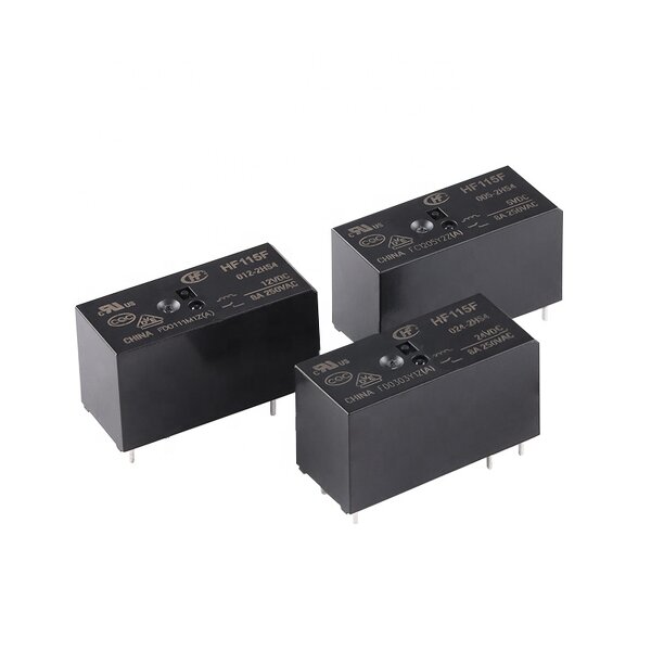 High Power Relay Manufacturer - HF115F DC 5V 12V 24V 6 Pin Two Group Normally Open HF115F-005-2HS4