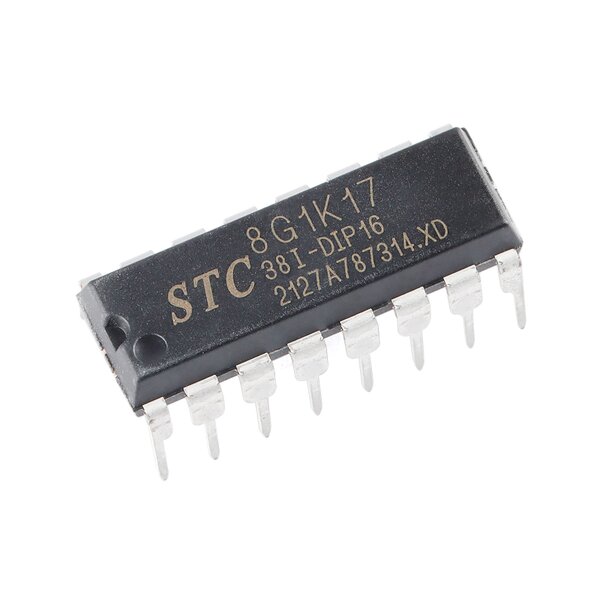 Microcontroller MCU Manufacturer - Original STC8G1K17 DIP16 STC8G1K17-38I Single Chip STC8G1K17-38I-DIP16